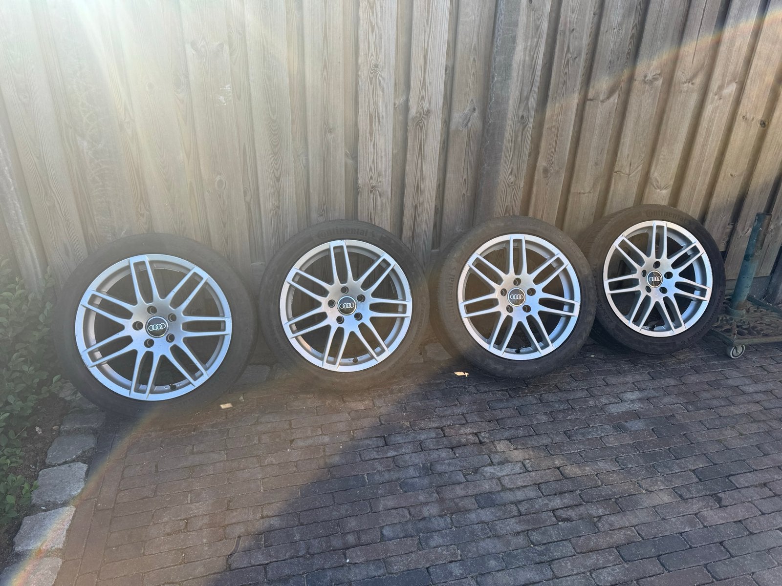 Audi velgen 17 inch, Auto-onderdelen, Banden en Velgen, Ophalen, Gebruikt, Banden en Velgen, 17 inch