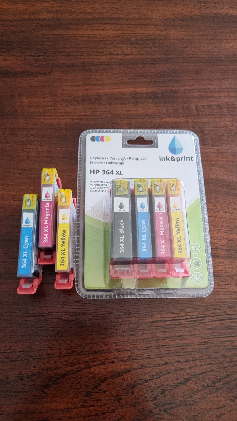 HP 364 XL Inkt & Print Cartridges (4+3 stuks), Ophalen of Verzenden, Nieuw, Cartridge, Ink & Print (compatibel met HP)