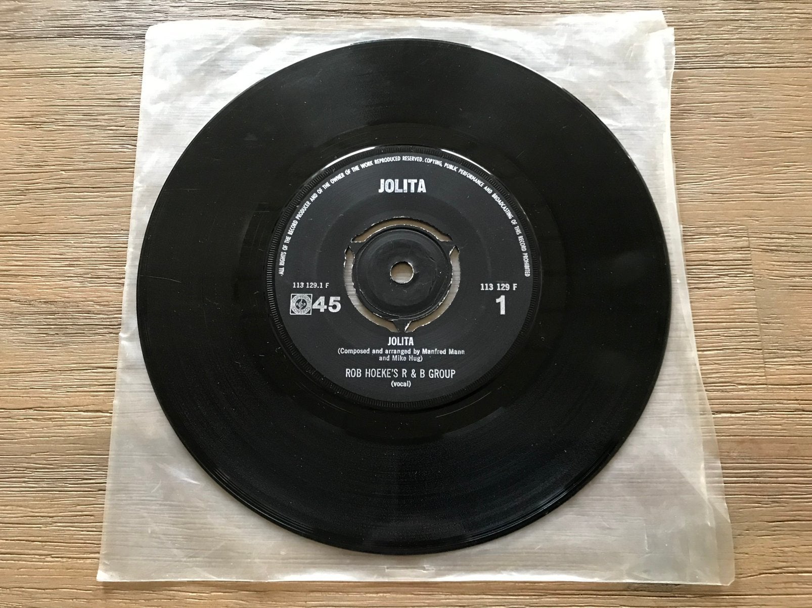 Rob Hoeke R and B Group - Jolita, Cd's en Dvd's, Vinyl Singles, Ophalen of Verzenden, Gebruikt, Pop