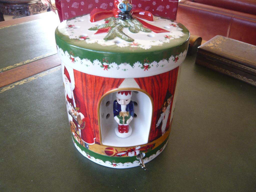 Villeroy & Boch Xmas toys windlicht met muziek kadobox groot, Ophalen, Nieuw