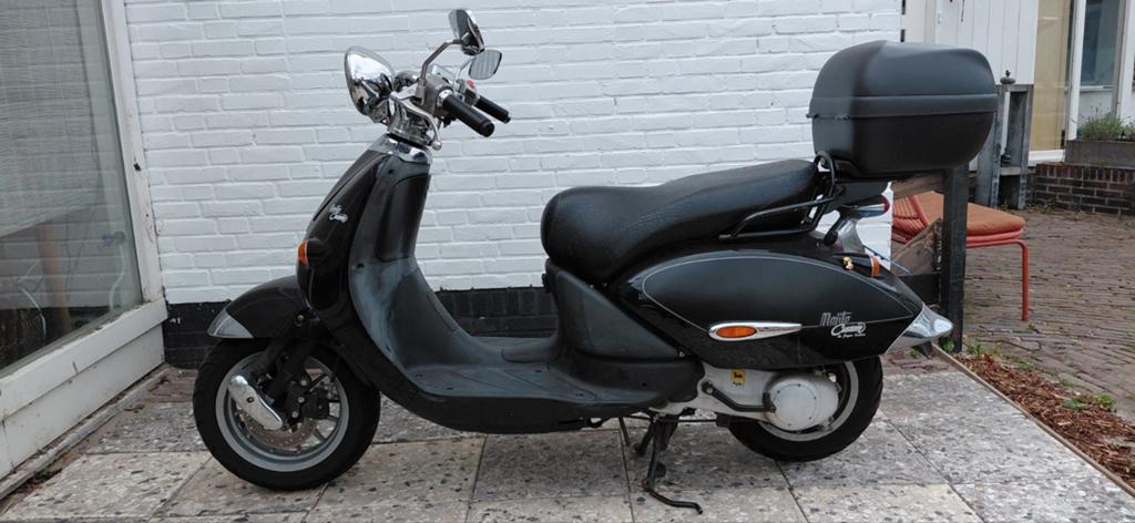 Retro scooter te koop, Fietsen en Brommers, Scooters | Aprilia, Ophalen, Gebruikt, Mojito of Habana, Benzine