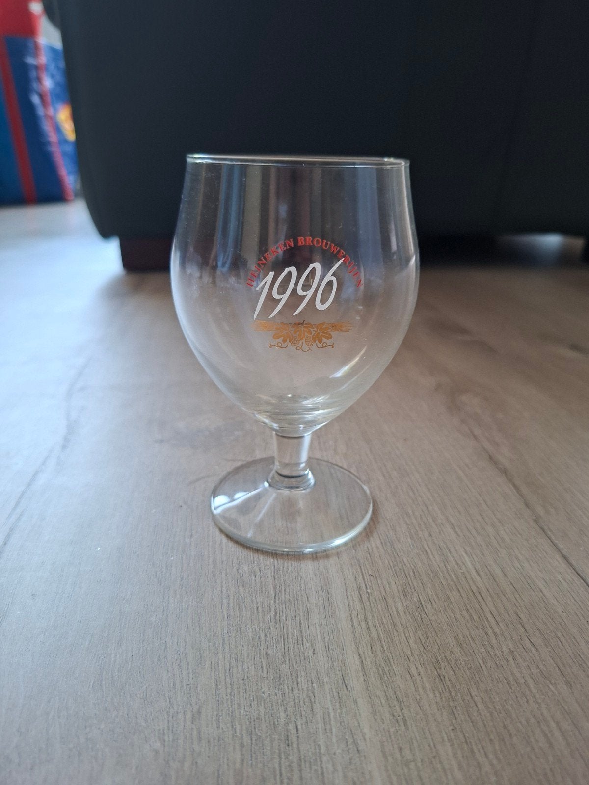 Heineken brouwerijen bierglas uit 1996, Ophalen of Verzenden, Zo goed als nieuw, Glas of Glazen, Heineken