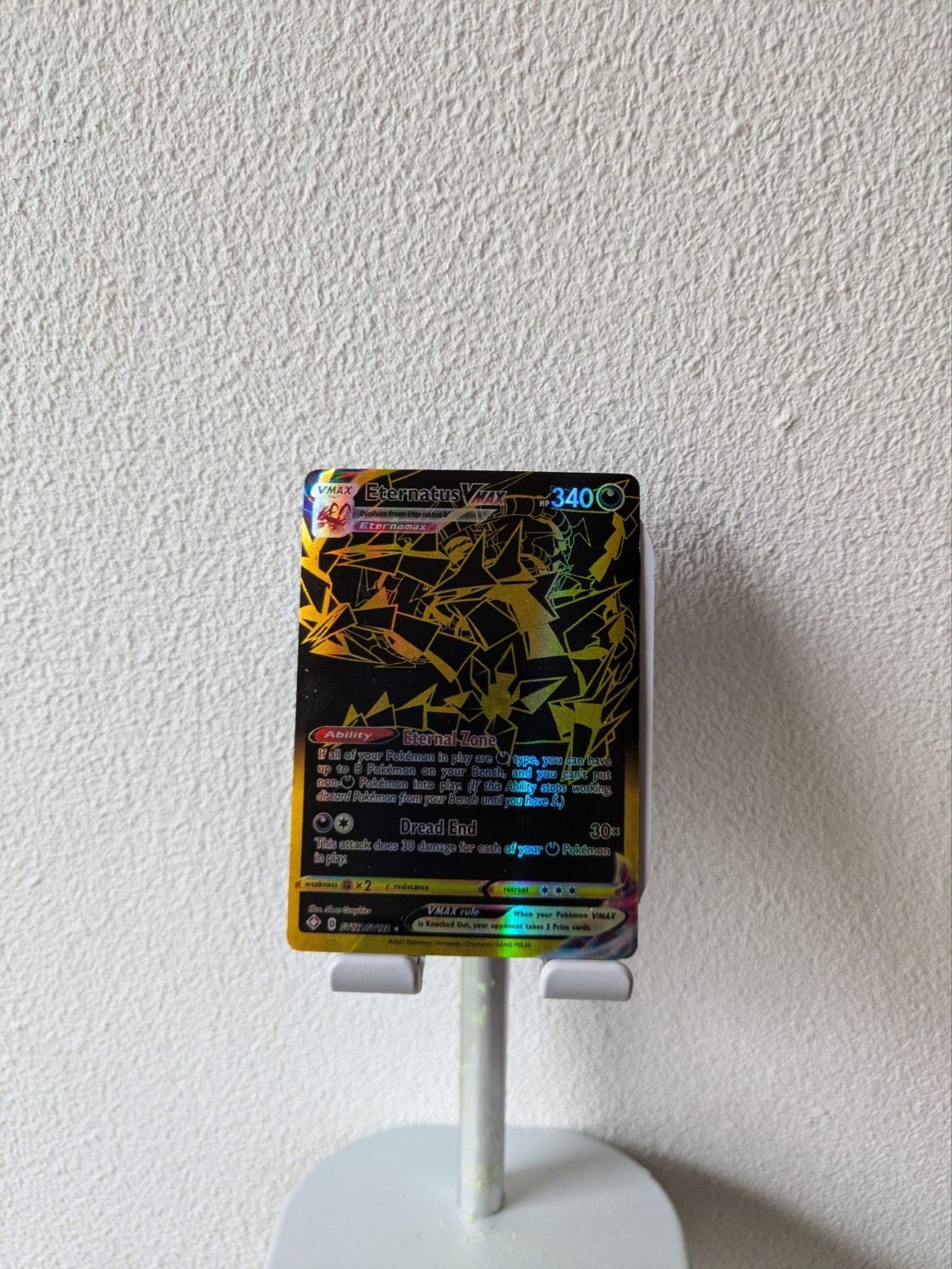 Eternatus Vmax gold + ZAKJE, Hobby en Vrije tijd, Verzamelkaartspellen | Pokémon, Ophalen of Verzenden