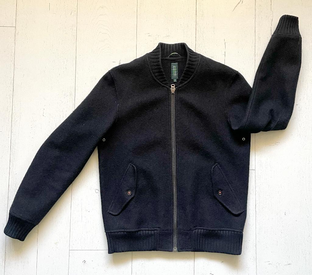 Zwart jack Langer Chen, Kleding | Heren, Overige Herenkleding, Ophalen of Verzenden, Zo goed als nieuw, Langer Chen