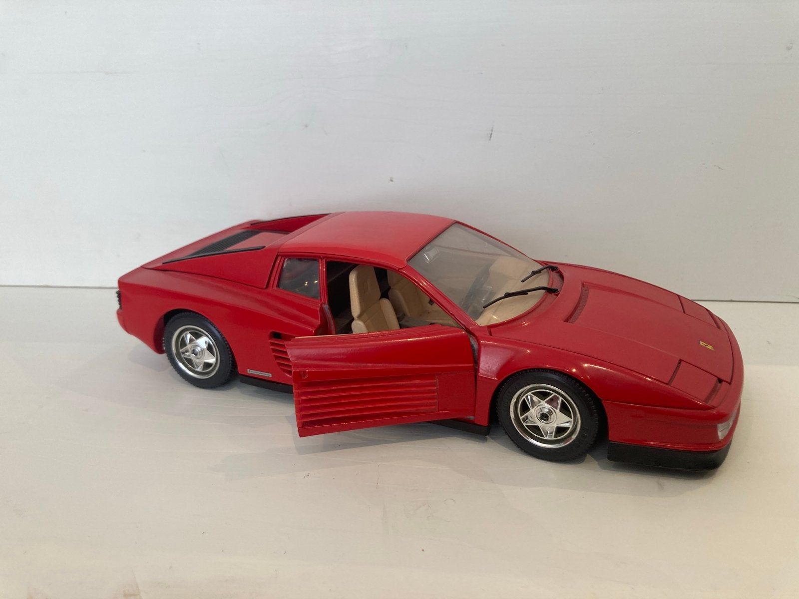 Ferrari Testarossa 1984 1:18 Bburago modelauto, Ophalen, Gebruikt, Auto, Bburago