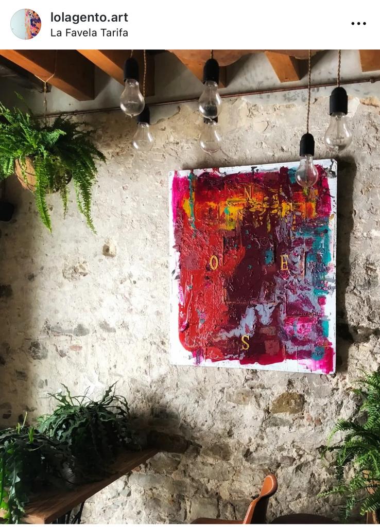 Abstract Kunstwerk uit Tarifa, Ophalen