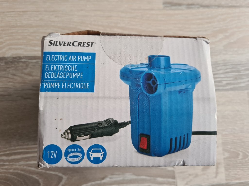 Nieuwe silvercrest 12v elektrische lucht pomp, Caravans en Kamperen, Ophalen of Verzenden, Nieuw