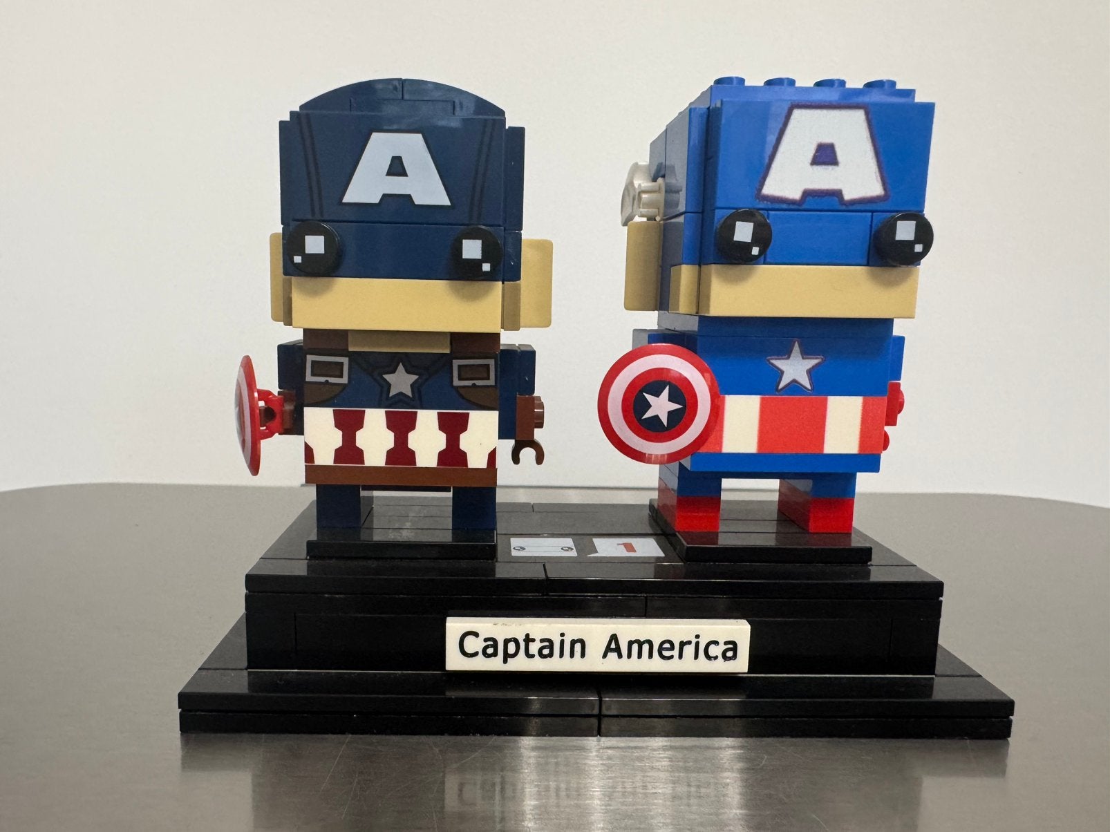LEGO MOC BrickHeadz Captain America, MOC (eigen creatie), BrickHeadz, Lego, Info@lego.nl