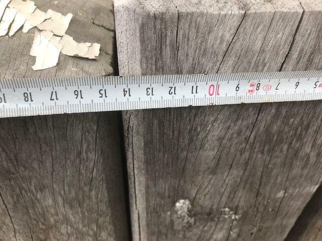 Antiparkeerpaal - Afzetpaal - Diamantkoppaal Azobé palen, Tuin en Terras, Palen, Balken en Planken, Ophalen, Gebruikt, Minder dan 180 cm