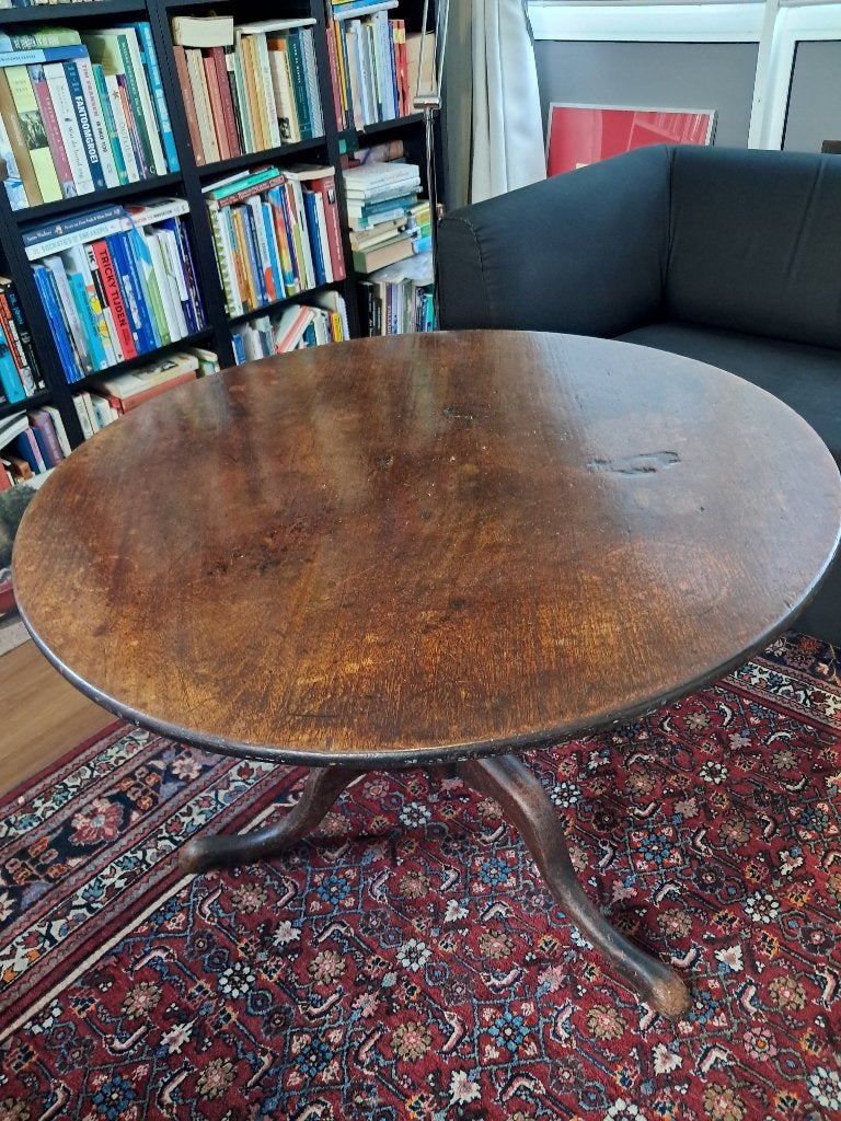 Salontafel tilttop, Ophalen