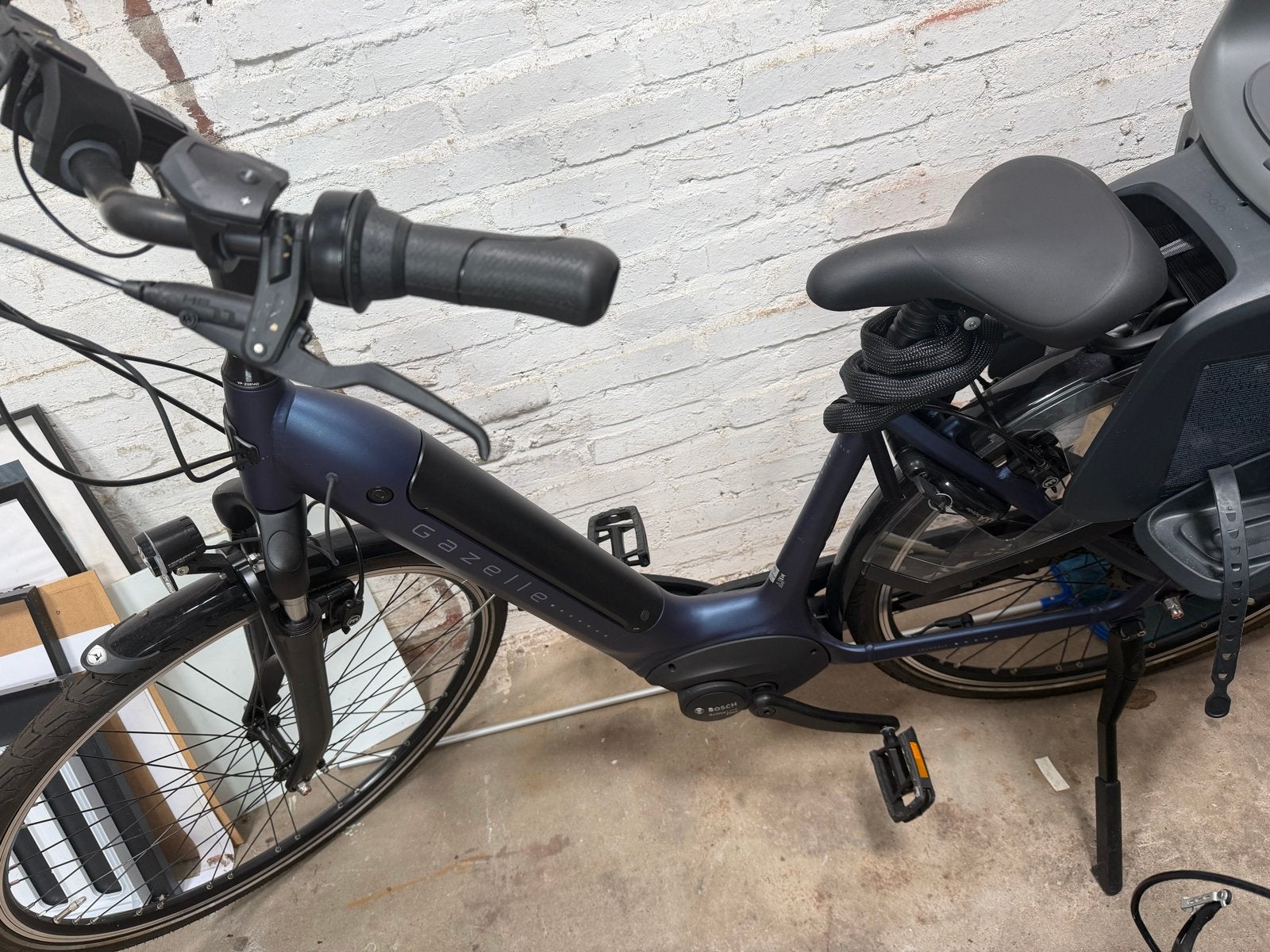 Gazelle e-bike 49 inch, Ophalen, Zo goed als nieuw, 47 tot 51 cm, 50 km per accu of meer