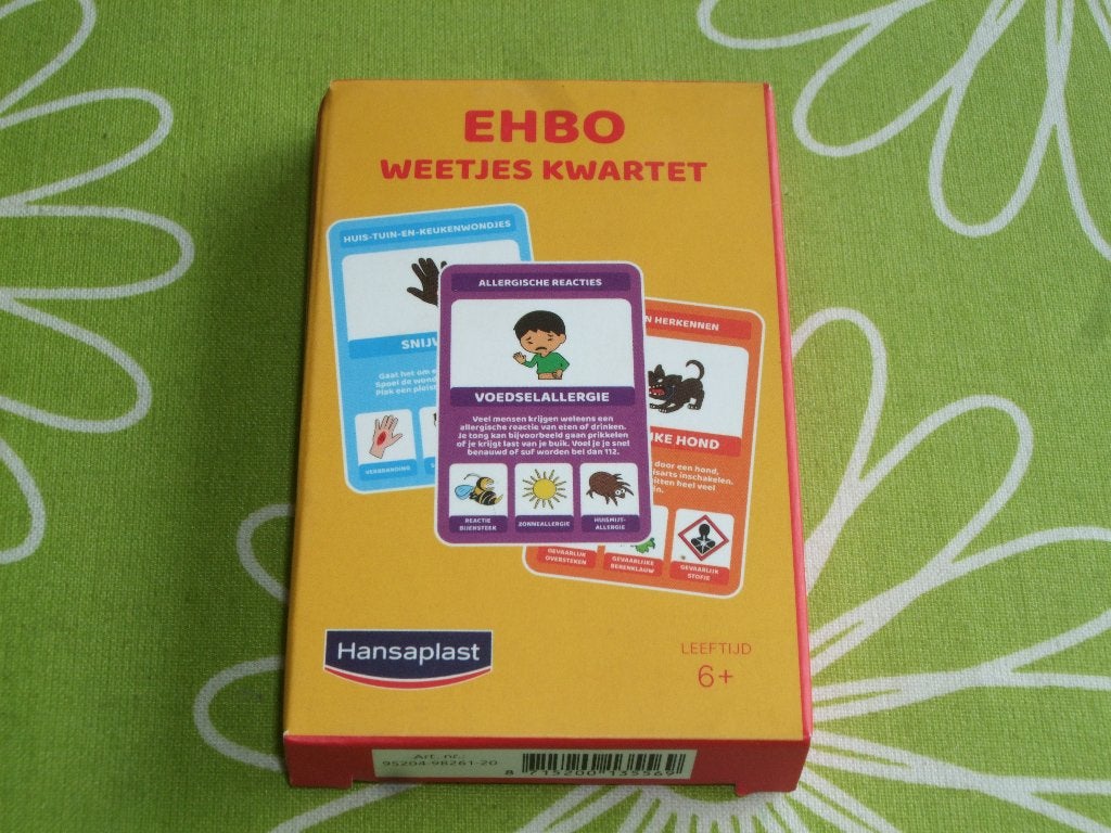 EHBO weetjes kwartet, Ophalen of Verzenden, Zo goed als nieuw, Kwartet(ten)