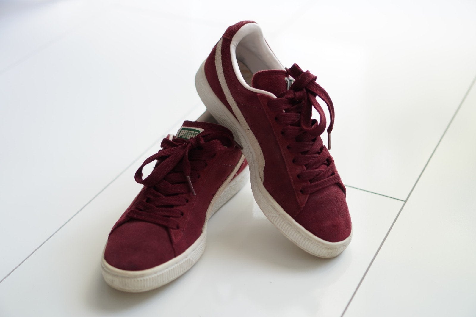 Puma Suede sneakers bordeauxrood - Maat 36, Overige kleuren, Puma, Ophalen of Verzenden, Sneakers of Gympen