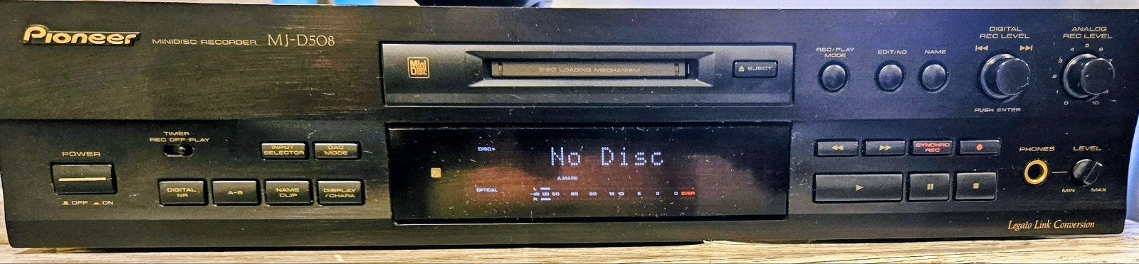 pioneer md speler, Verzenden, Minidisc-recorder