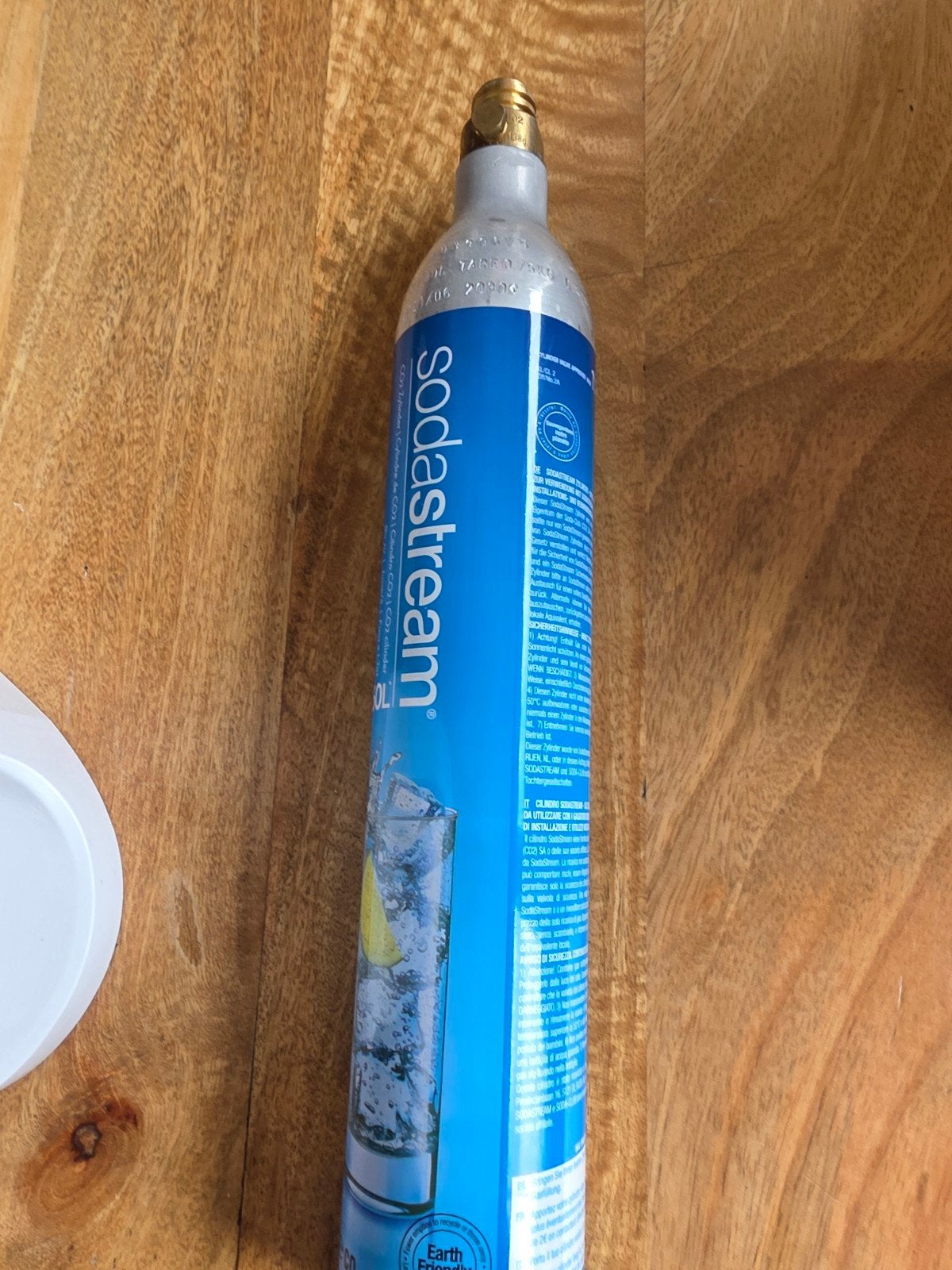 Sodastream bruiswatermaker met CO2-cilinder, Kunststof, Ophalen of Verzenden, Wit, Overige merken