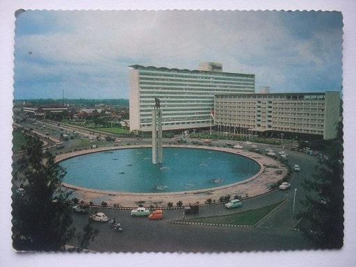 Q12 Ansichtkaart Indonesië - Djakarta, Verzenden, 1960 tot 1980, Gelopen, Buiten Europa