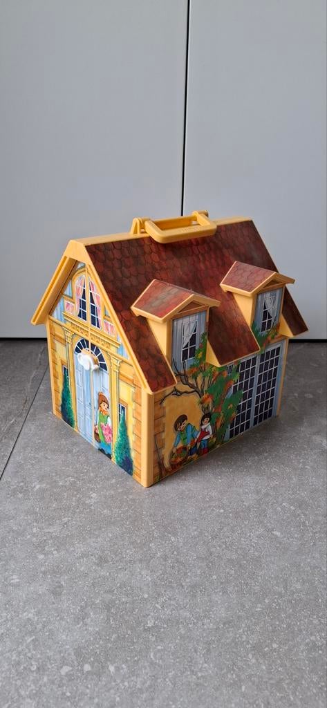 Playmobil Poppenhuis - Draagbaar met Accessoires, Kinderen en Baby's, Speelgoed | Playmobil, Ophalen, Gebruikt, Complete set
