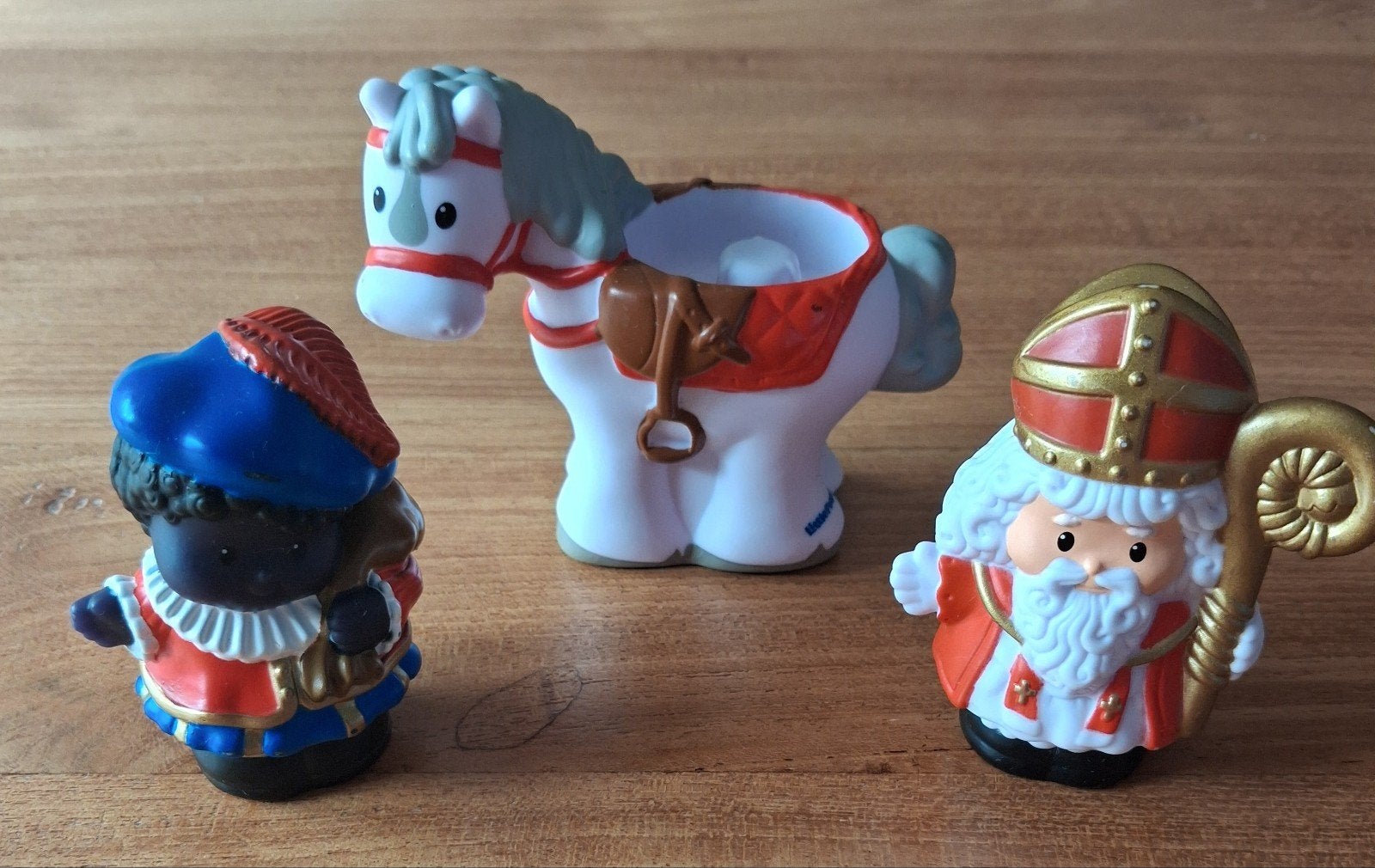Fisher Price Little People Sinterklaas op paard met Piet., Ophalen, Zo goed als nieuw
