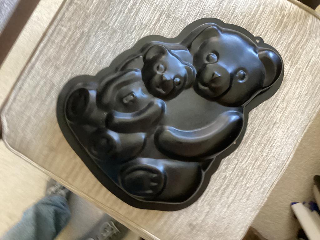 Beer met kind Bakvorm hoog 33 cm Nieuw, Ophalen of Verzenden, Zo goed als nieuw, Taarten, Bakvorm