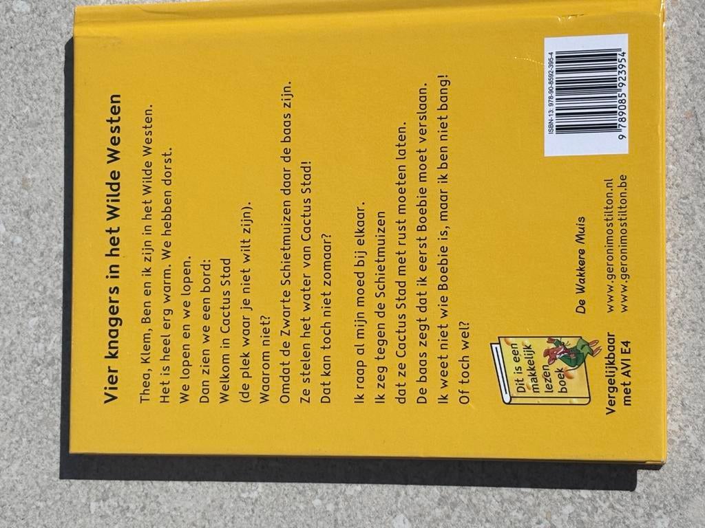Geronimo Stilton: Vier knagers in het Wilde Westen, Boeken, Ophalen of Verzenden, Zo goed als nieuw, Fictie algemeen