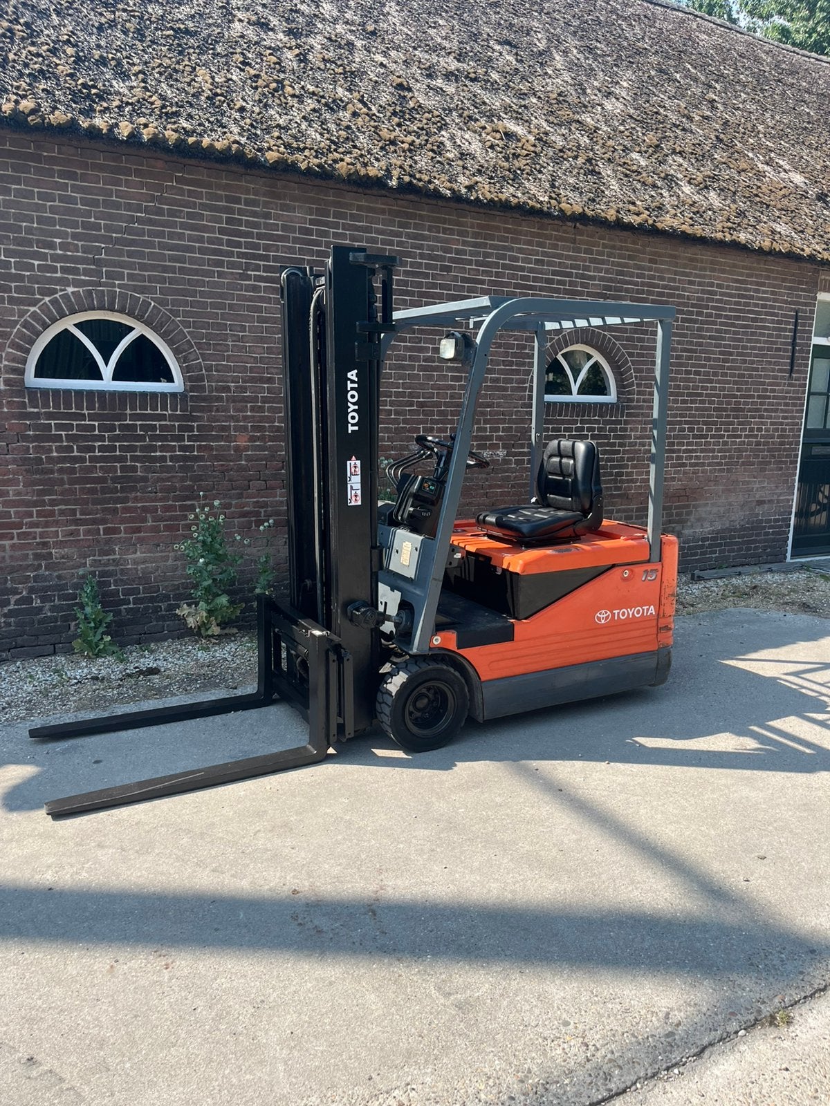 Toyota fb 15 duplo sideshift 1500kg goede accu nette staat✅, 1000 tot 2000 kg, Ophalen of Verzenden, Elektrisch, Heftruck