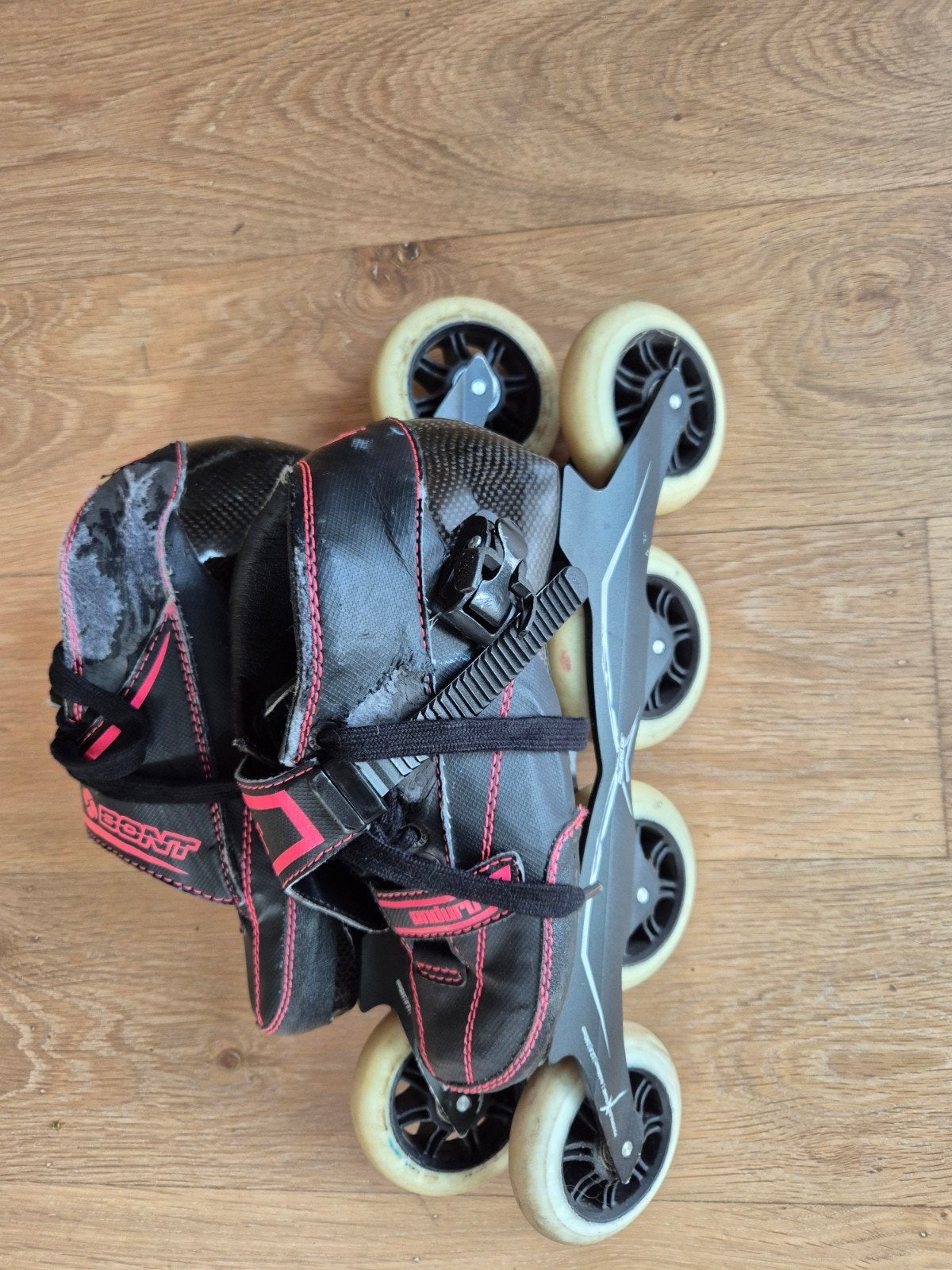 Bont Enduro Skeelers Maat 35.5 Carbon Schoen, Ophalen of Verzenden, Gebruikt, Inline skates 4 wielen, Overige merken