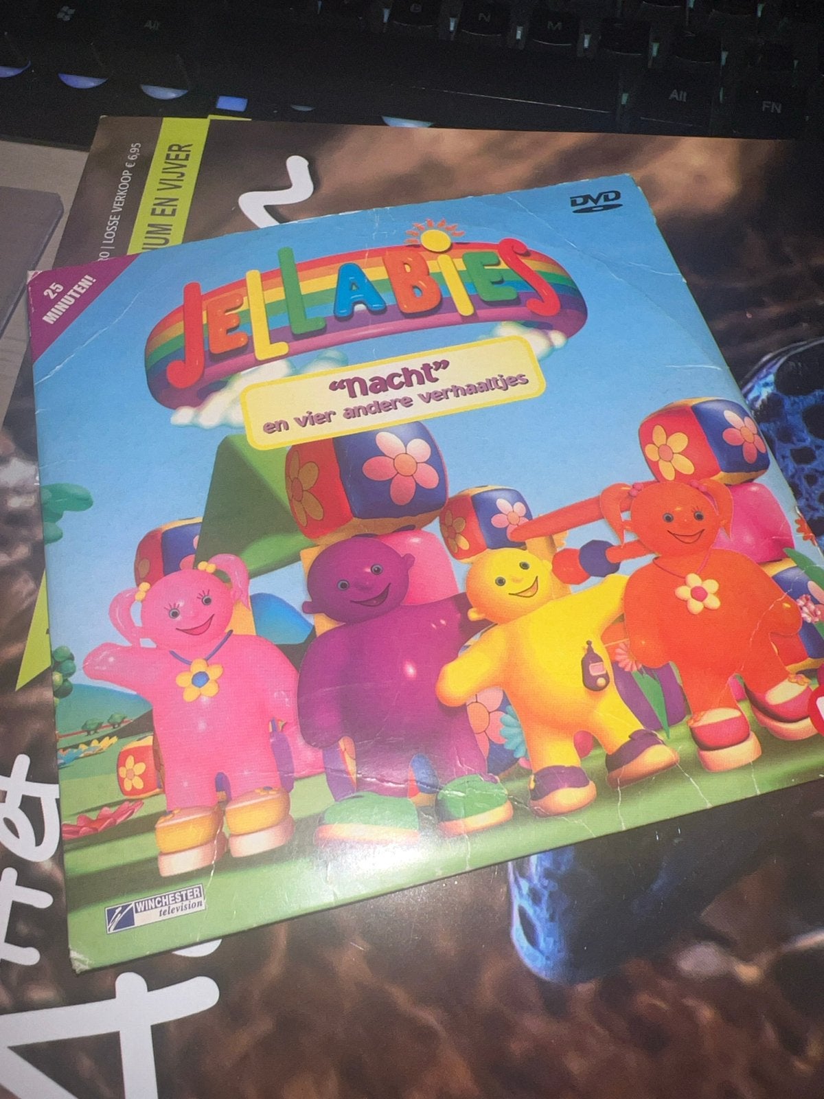 Jellabies DVD: "Nacht" en vier andere verhaaltjes, Gebruikt, Animatie, Verzenden, Alle leeftijden