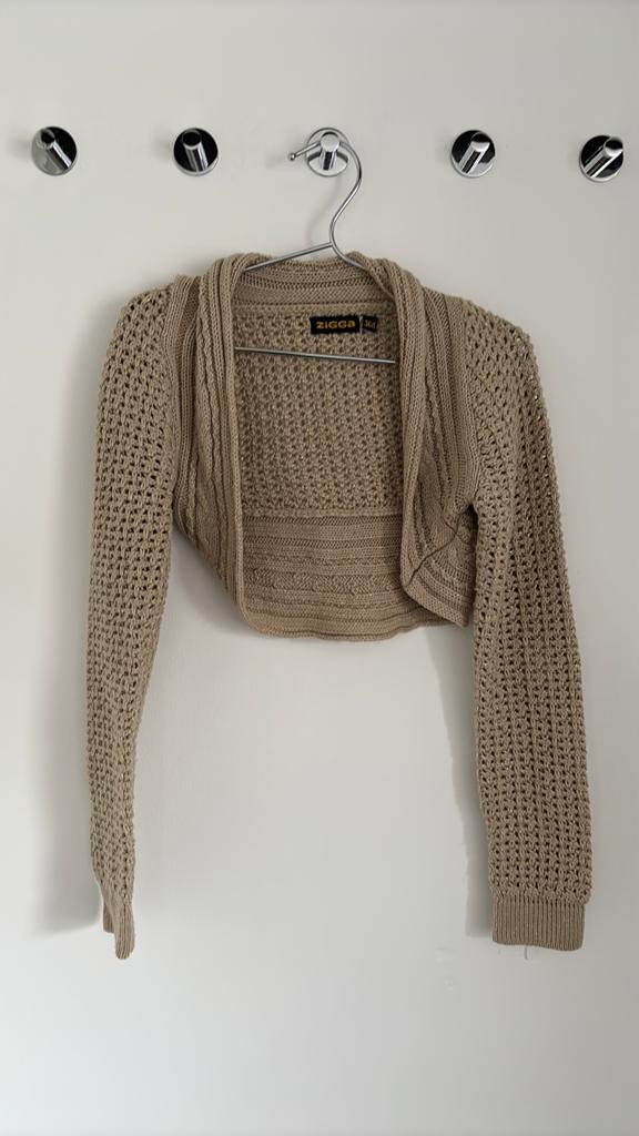 Mooie bolero van ZIGGA in zeer nette staat, Ophalen of Verzenden, Gedragen, Maat 38/40 (M), Beige