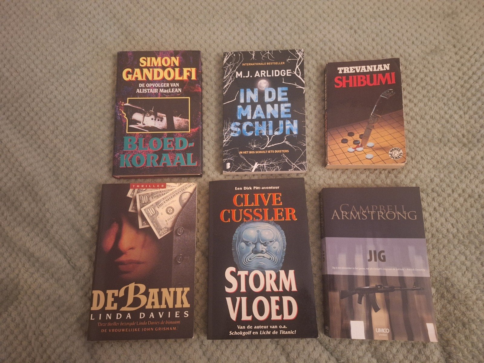 6 thrillers boeken, ook apart te koop., Boeken, Ophalen of Verzenden