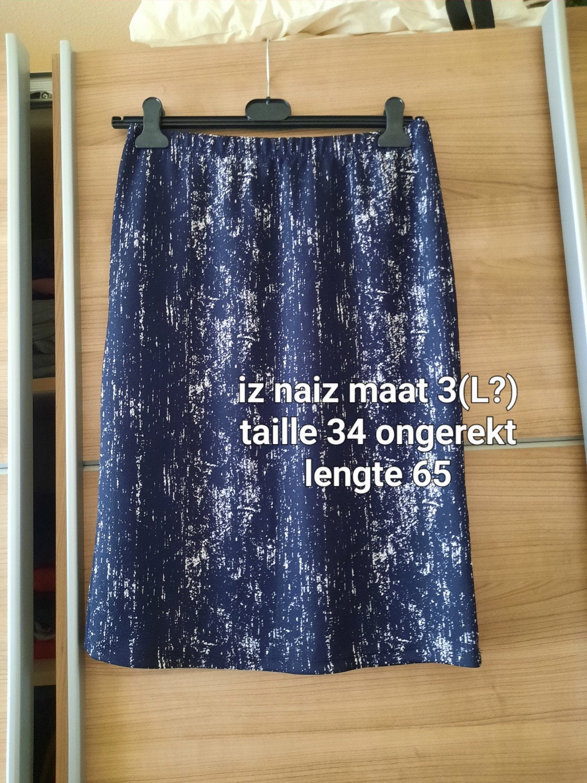 Iz naiz rok maat 3(L?), Blauw, Maat 42/44 (L), Iz Naiz, Ophalen of Verzenden