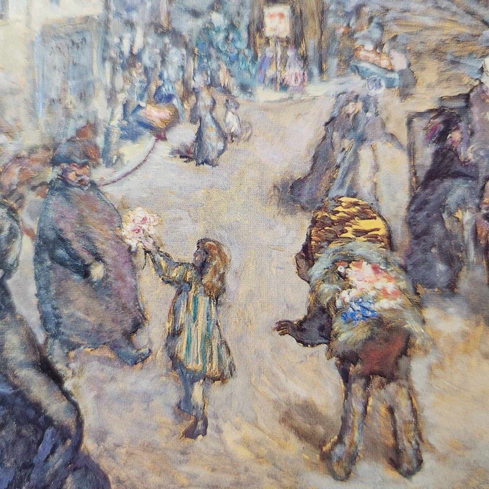 Kunstkaart Pierre Bonnard - Marchand de fleurs (1905), Verzamelen, Verzenden, 1980 tot heden, Ongelopen, Cultuur en Media