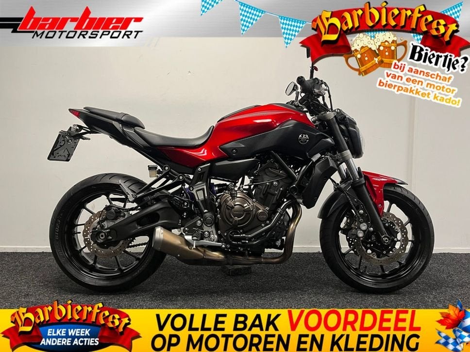 ⭐️⭐Yamaha MT 07 ABS MT07 (bj 2016)⭐️⭐, 2 cilinders, Motorrijbewijs A, Bedrijf, Onbekend