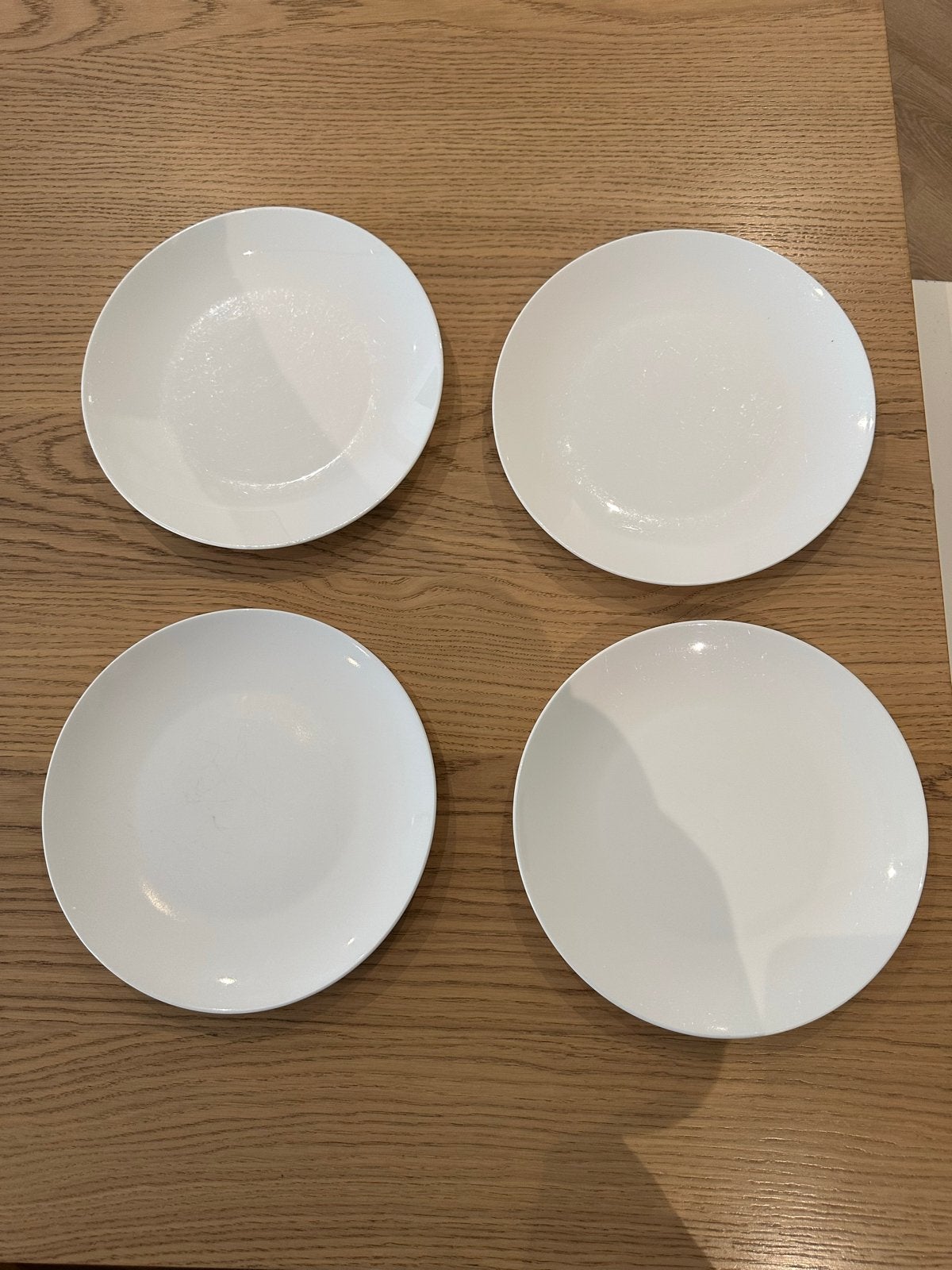 4x Maxwell & Williams Cashmere ontbijtborden, Ophalen, Gebruikt, Overige merken, Bord(en)