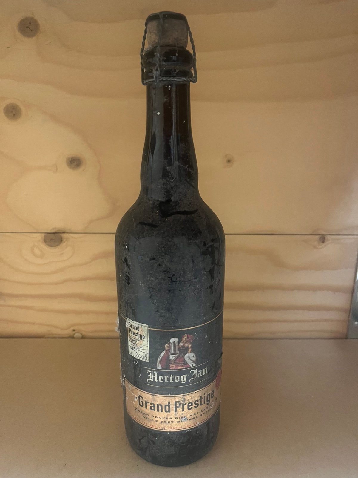 Grand prestige 2008, Verzamelen, Biermerken, Ophalen of Verzenden, Gebruikt, Flesje(s), Hertog Jan