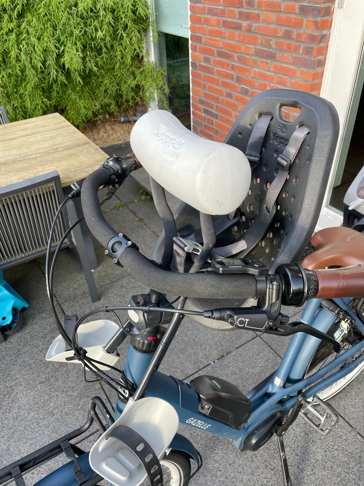 Yepp kinderzitje voor, Voorzitje, Ophalen, 0 t/m 10 kg, Gebruikt