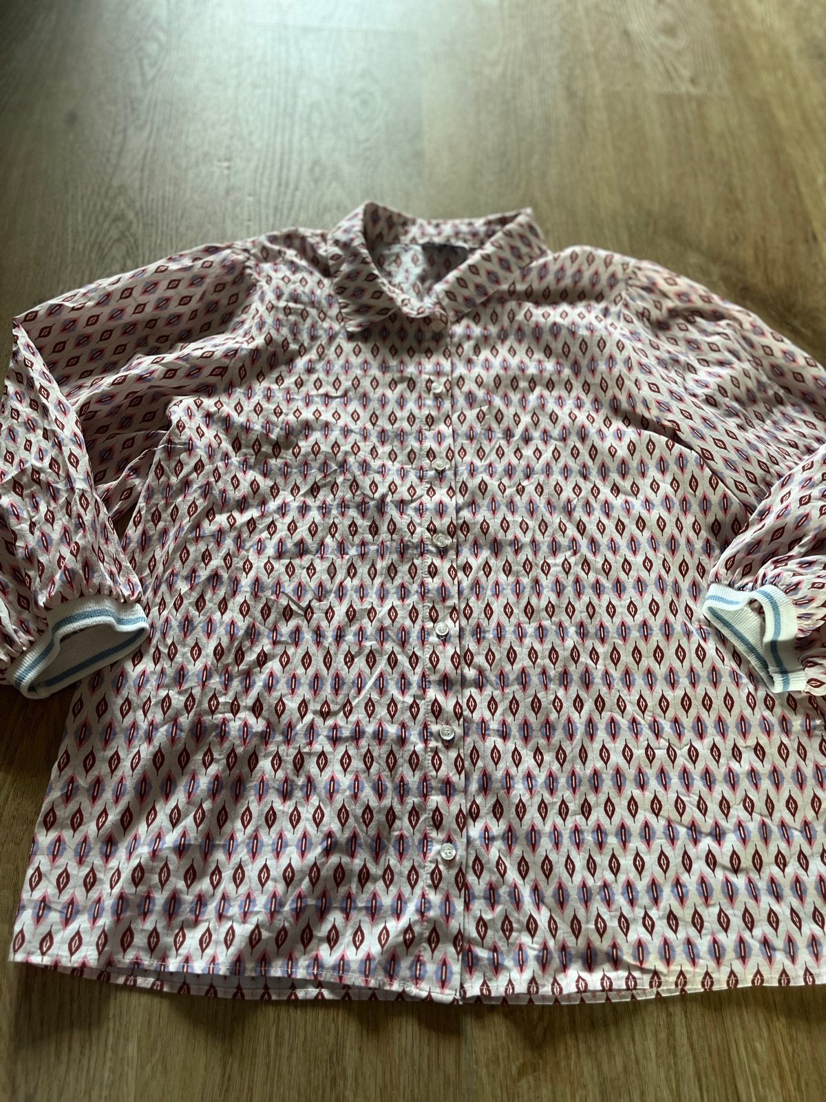 Stijlvolle blouse met print - Anna Blue - Maat XXL, Kleding | Dames, Ophalen of Verzenden, Zo goed als nieuw, Maat 46/48 (XL) of groter
