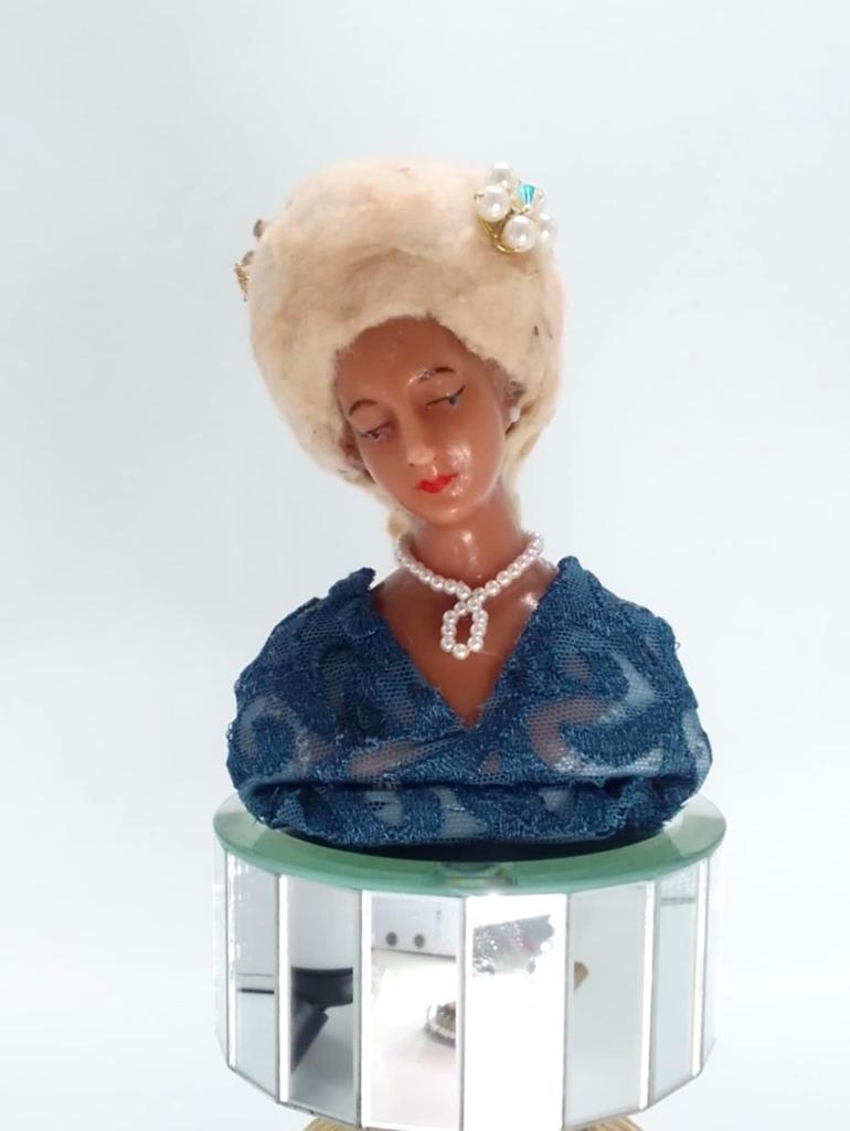 “Marie Antoinette” waxen buste, Antiek en Kunst, Ophalen of Verzenden