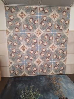 Tegels vloer/wand keramiek Rosa van revoir paris 15x15, Doe-het-zelf en Verbouw, Tegels, Ophalen, Nieuw, Minder dan 20 cm, Minder dan 20 cm