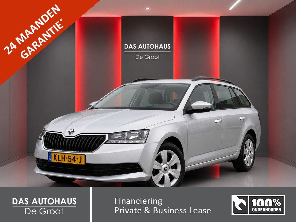 Skoda Fabia Combi 1.0 TSI DSG Ambition | Carplay | Airco | L, Auto's, Stof, Gebruikt, 95 pk, Origineel Nederlands