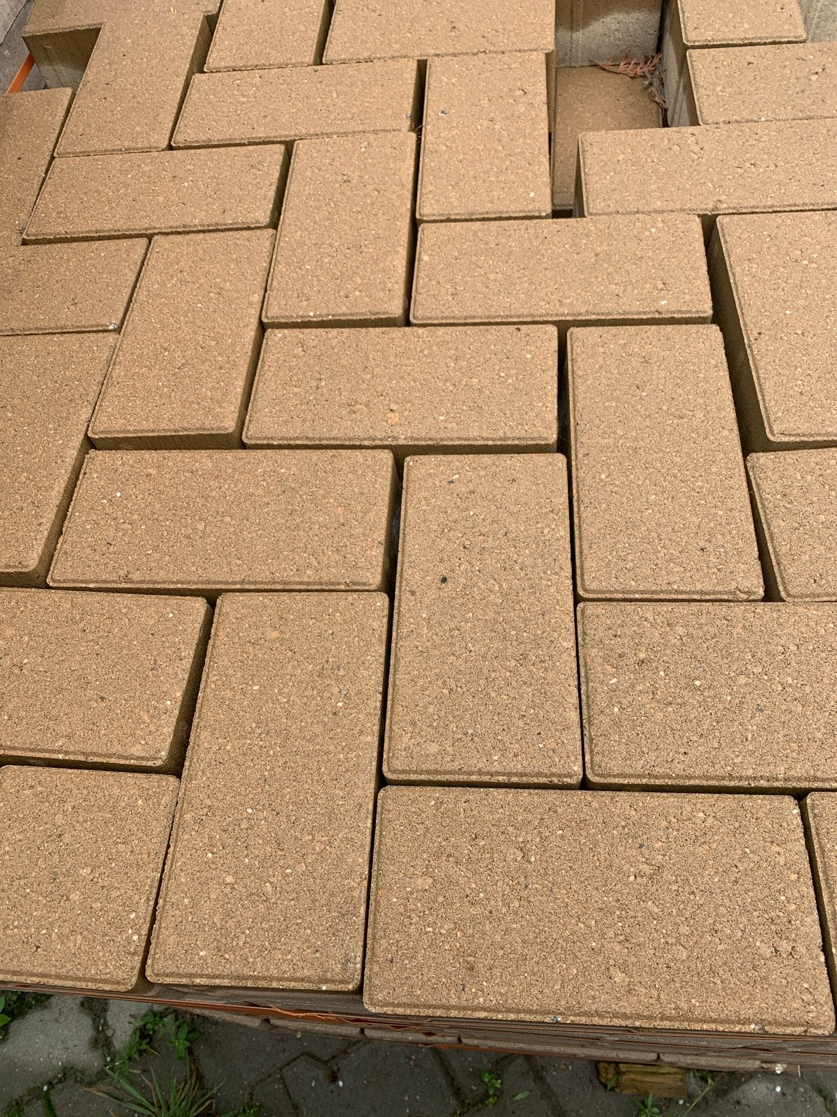Strackstone Bss Okergeel Restant Partij 38m2, Klinkers, Nieuw, Ophalen of Verzenden, 10 m² of meer