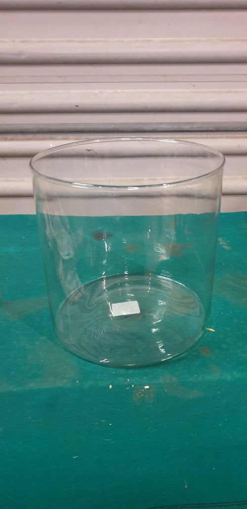 vaas glas cilinder vorm, Ophalen of Verzenden