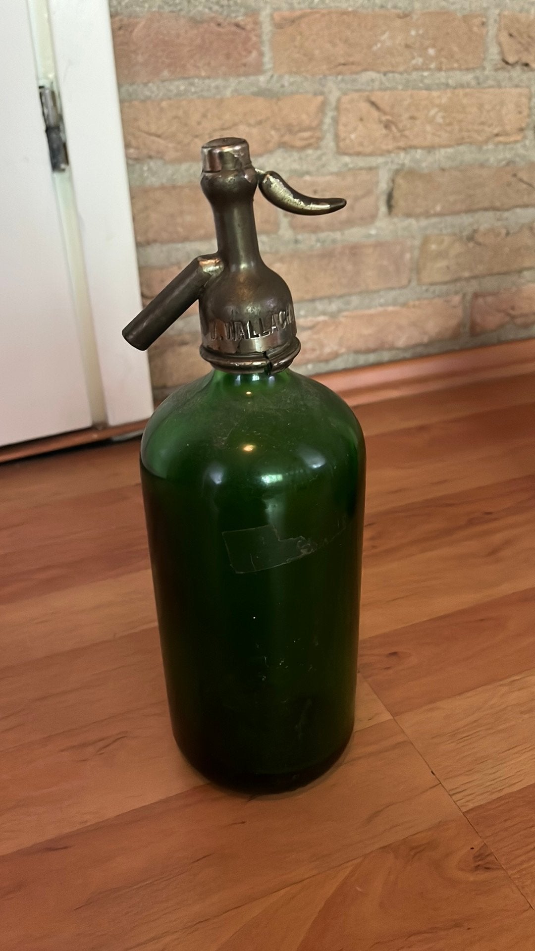 M.Wallach antieke spuitwater fles, Ophalen