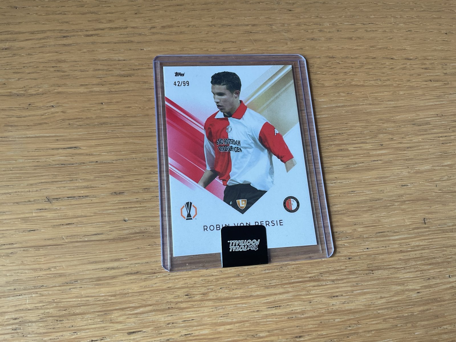 Robin van Persie Topps Feyenoord Voetbalkaart 42/99, Ophalen of Verzenden, Zo goed als nieuw, Feyenoord, Spelerskaart
