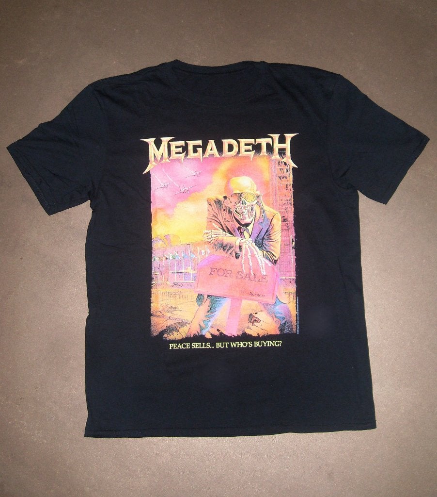 Megadeth Peace Sells But Who's Buying T-Shirt, Ophalen of Verzenden, Zo goed als nieuw, Maat 52/54 (L), Zwart