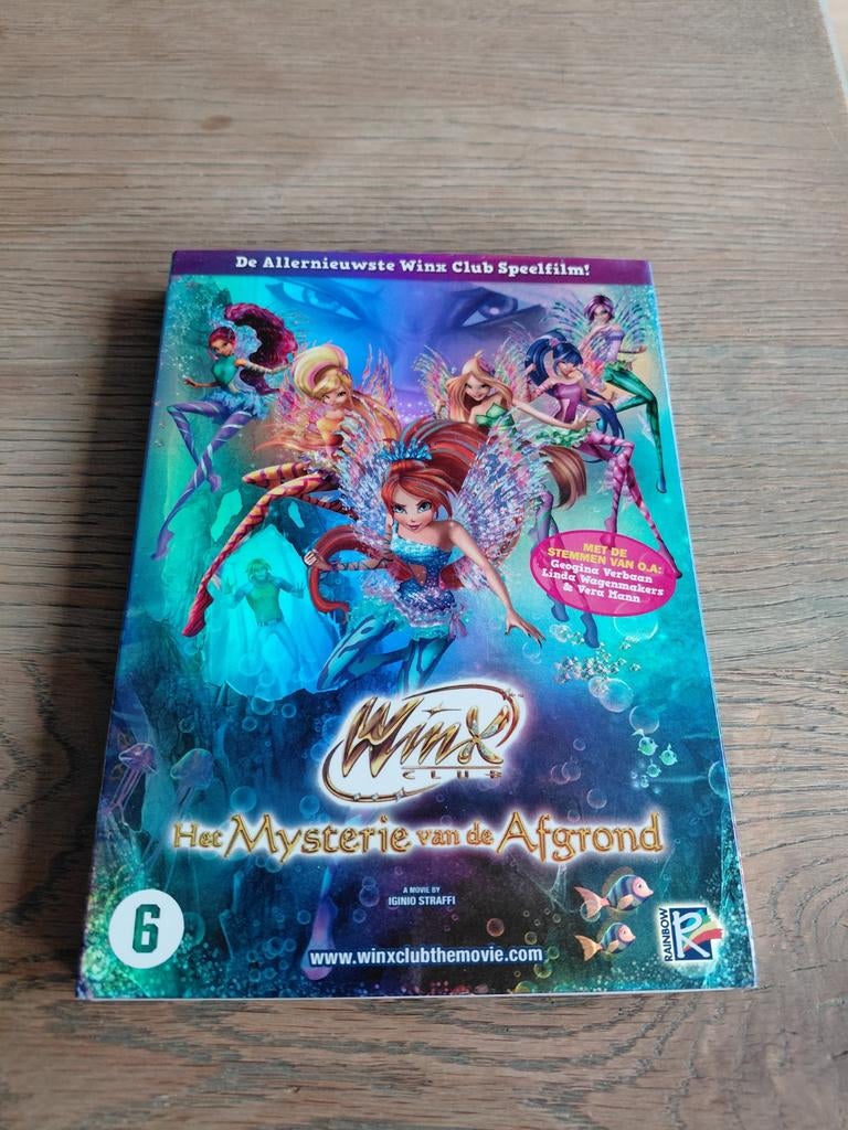 Zeldzaam. Winx Club het mysterie van de afgrond dvd., Cd's en Dvd's, Tekenfilm, Anime (Japans), Ophalen of Verzenden, Zo goed als nieuw