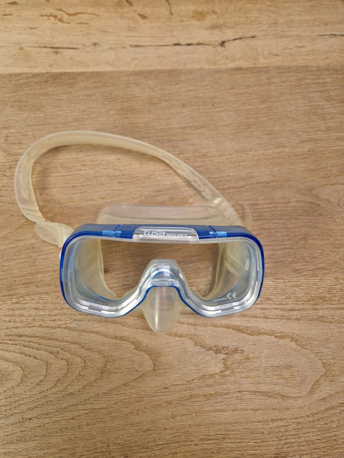 Tusa Sport Kinderduikbril - Gehard Glas (6-12 jaar), Watersport en Boten, Duiken, Ophalen of Verzenden, Zo goed als nieuw, Duikbril of Snorkel