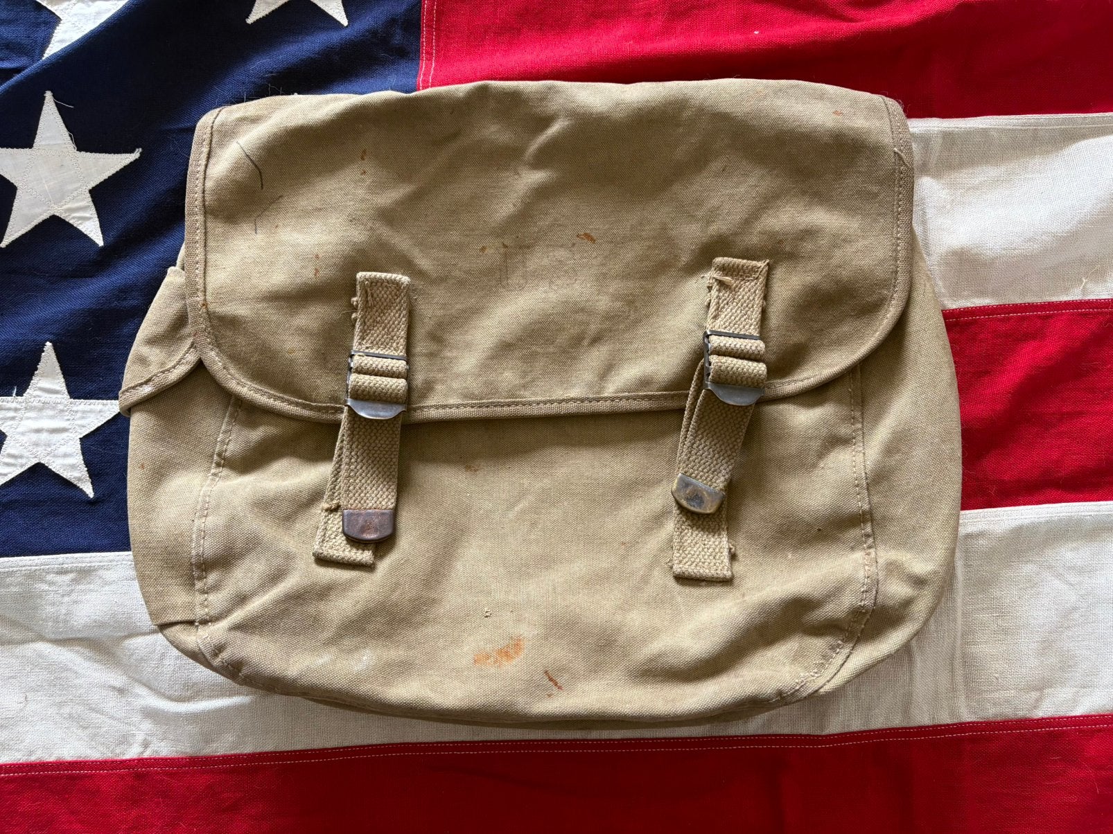 US WW2 musette bag ‘41, Ophalen of Verzenden, Amerika