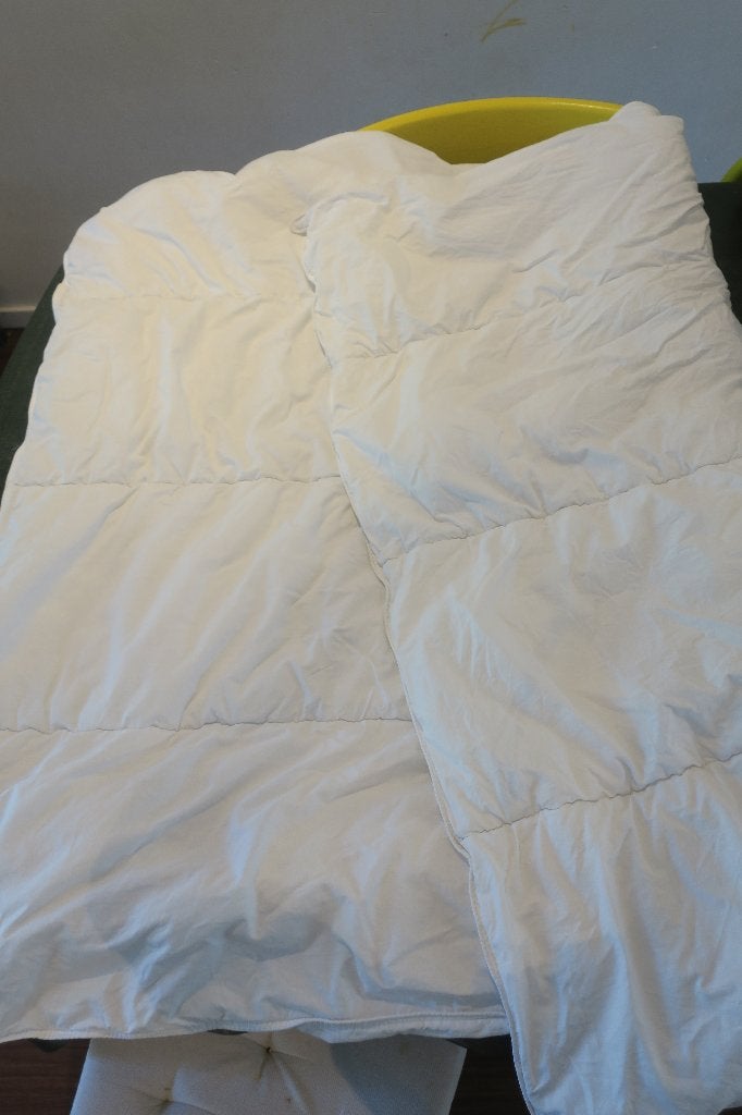 dekbed peuter HEMA 120x150, Kinderen en Baby's, Gebruikt, Jongetje of Meisje, Wit, Peuterbed