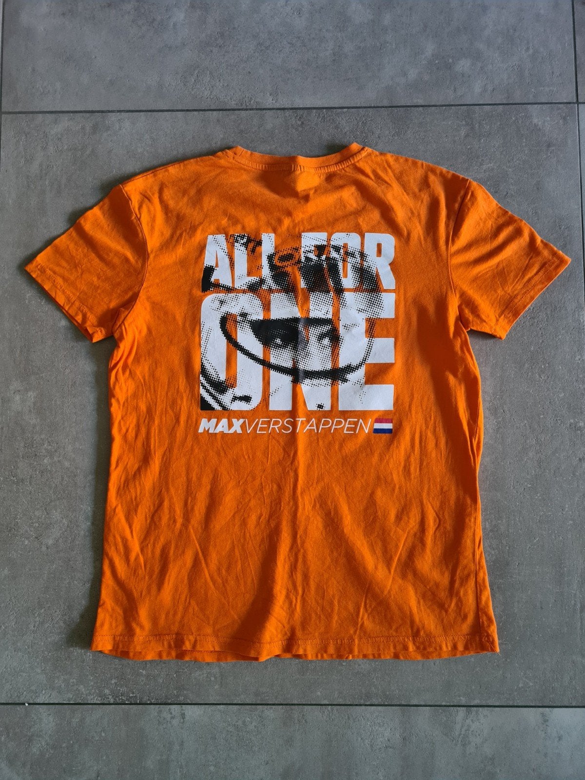 Max Verstappen T-shirt - Maat 164 - Orange Army, Kinderen en Baby's, Verstappen.com, Jongen of Meisje, Ophalen of Verzenden, Zo goed als nieuw