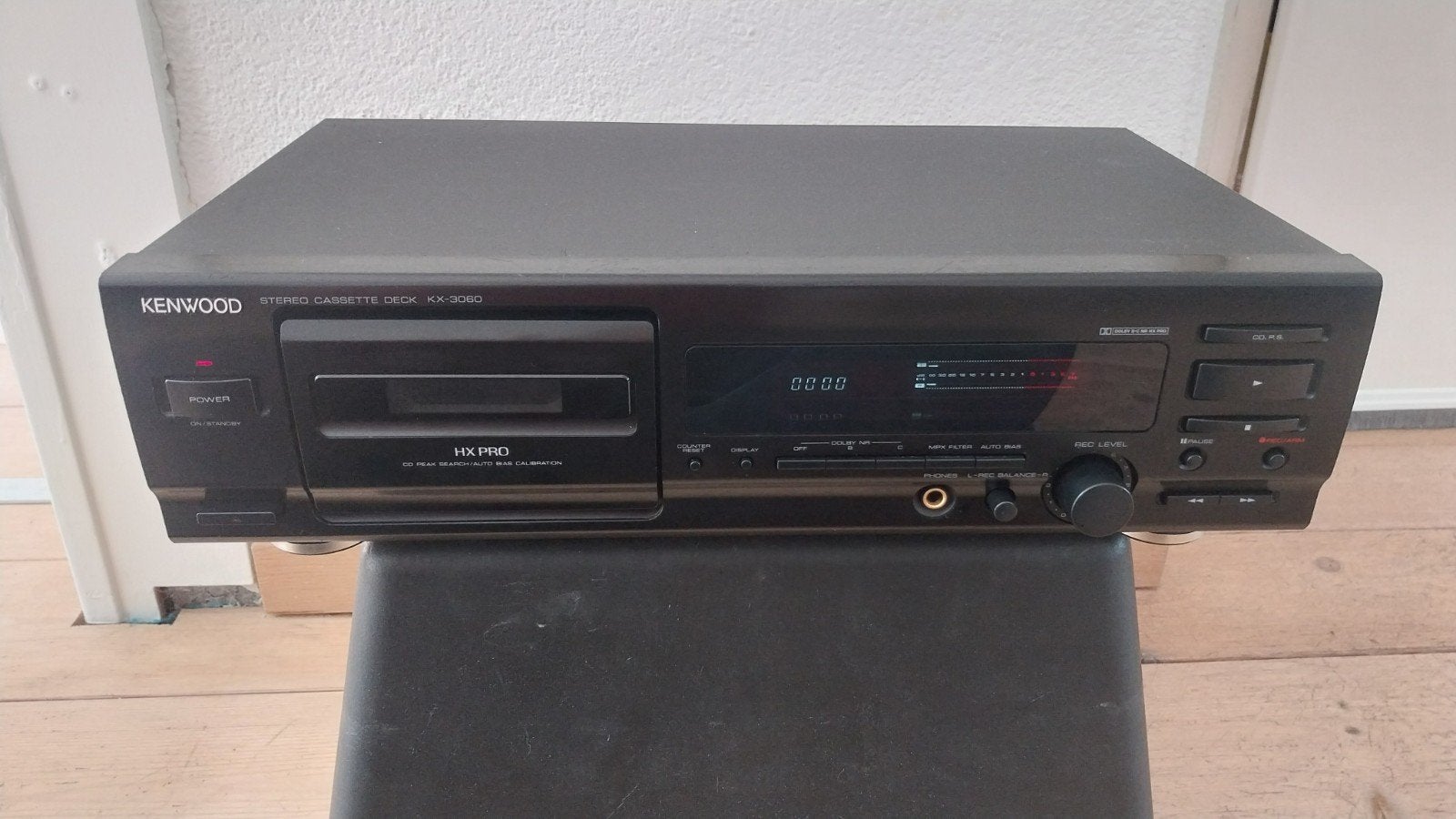 Kenwood KX-3060 Stereo Cassette Deck - Uitstekende Staat, Ophalen of Verzenden, Enkel, Kenwood, Tiptoetsen